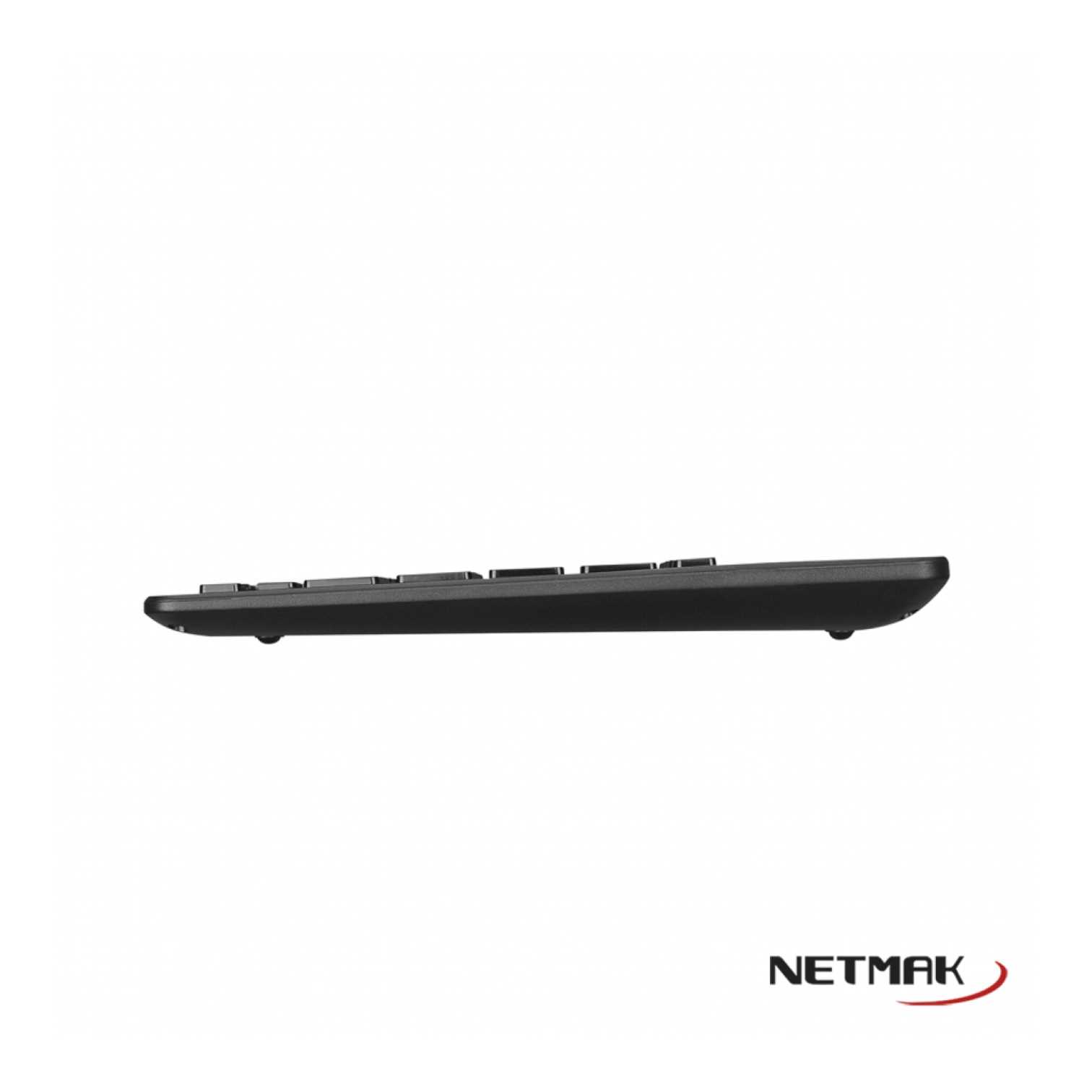 TECLADO NETMAK BLUETOOTH KB650 MULTI-DEVICE NEGRO