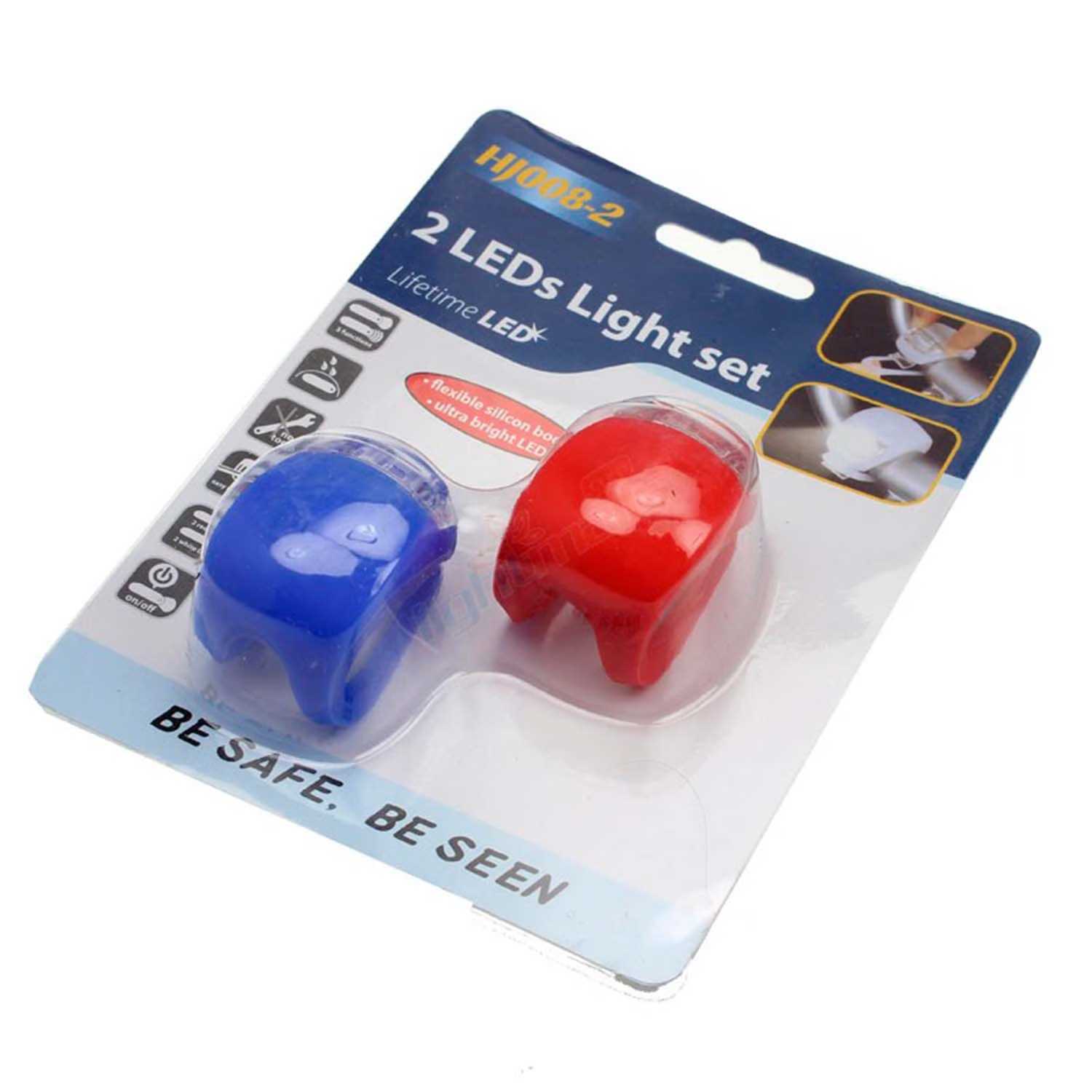 LUZ LED BICICLETA DELANTERA/TRASERA DINAX HJ0082