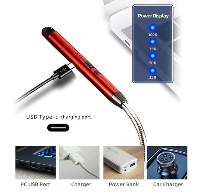 ENCENDEDOR ELCTRONICO RECARGABLEARC-4819