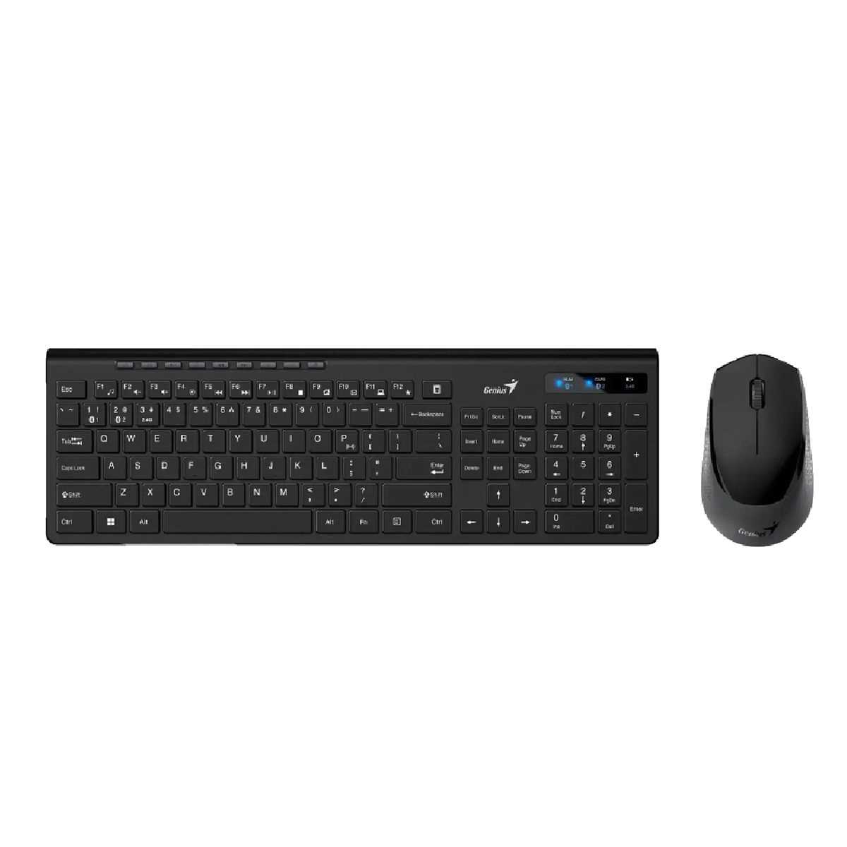 TECLADO Y MOUSE GENIUS INALAMBRICO Y BT SLIMSTAR 8230