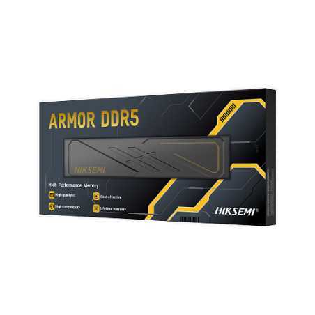MEMORIA RAM DDR5 16GB HIKSEMI 5600MHZ ARMOR C/DISIPADOR BLACK