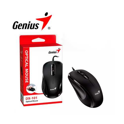 MOUSE GENIUS DX-101 NEGRO