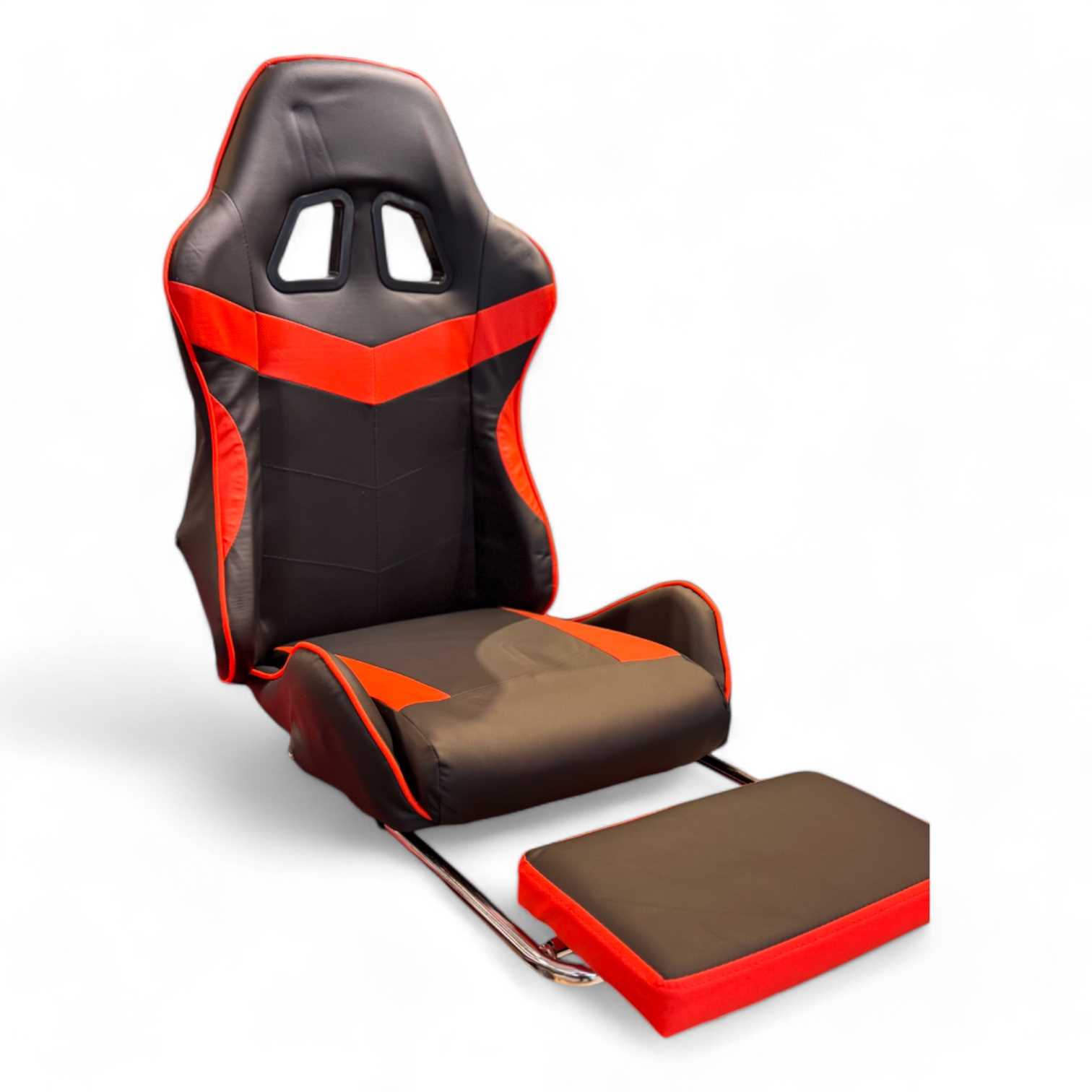 SILLA GAMER RYR BLACK-RED C/POSAPIE
