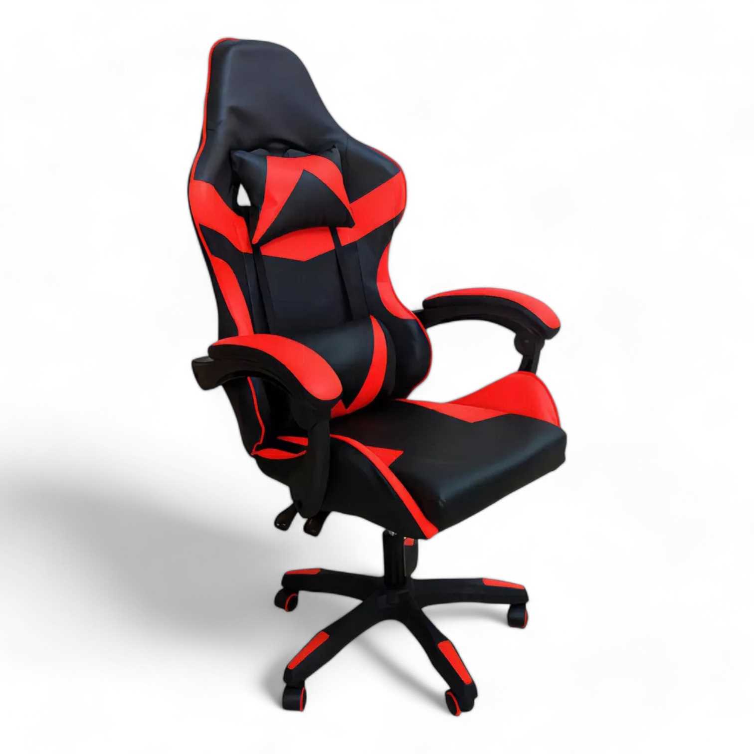 SILLA GAMER RYR BLACK-RED C/POSAPIE