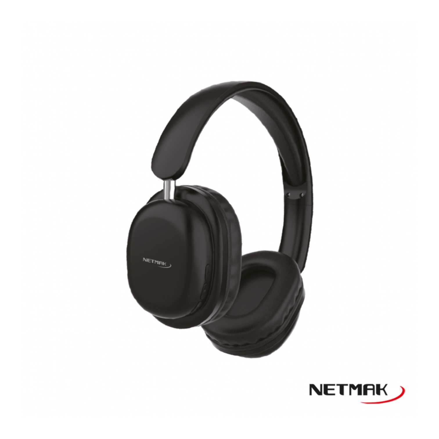 Auricular Bluetooth Dual Tipo Vincha Netmak (NM-LIVE) Negro