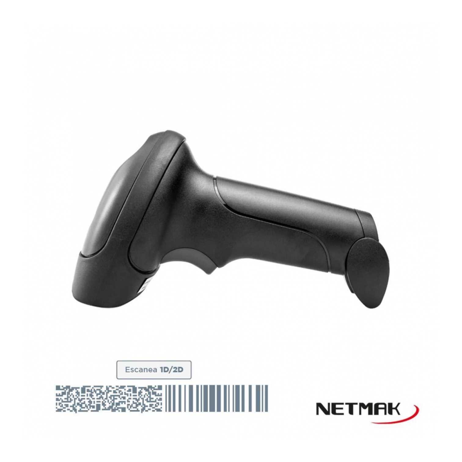 LECTOR DE CODIGO BARRA LASER NETMAK 1D/2D/QR NM-LC207
