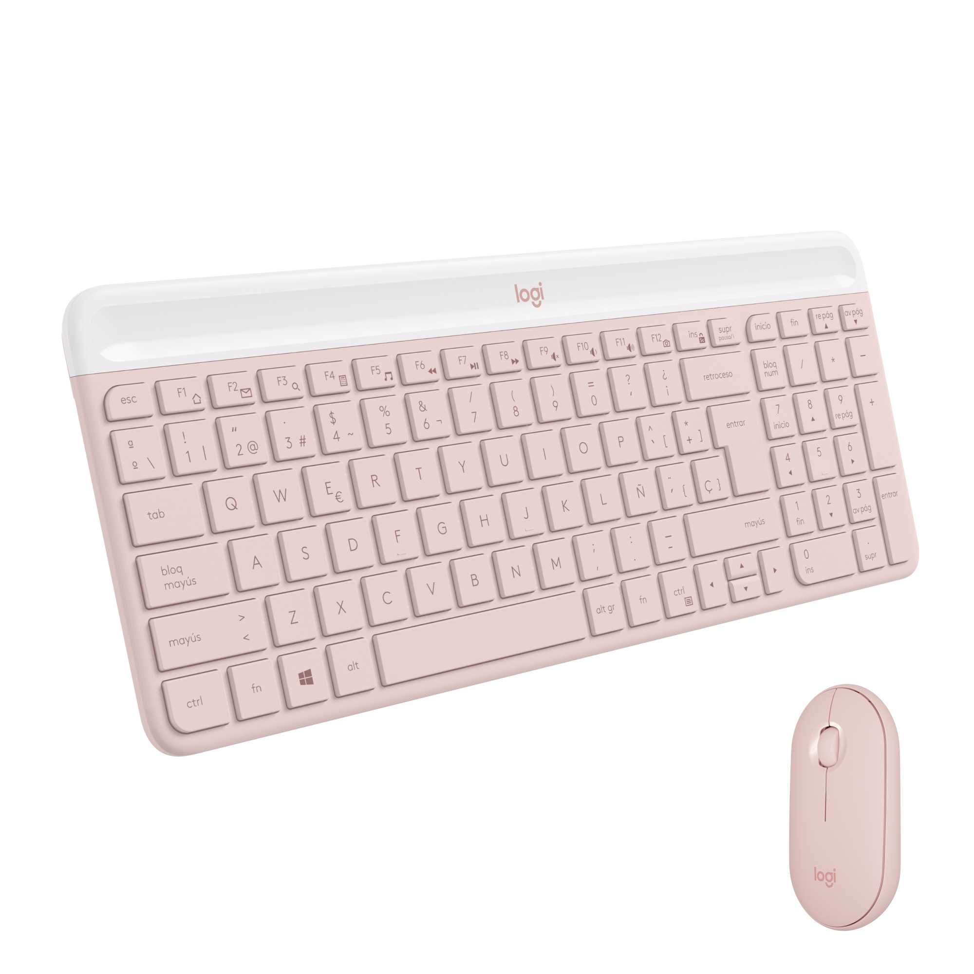 TECLADO Y MOUSE LOGITECH INALAMBRICO MK470 ROSE