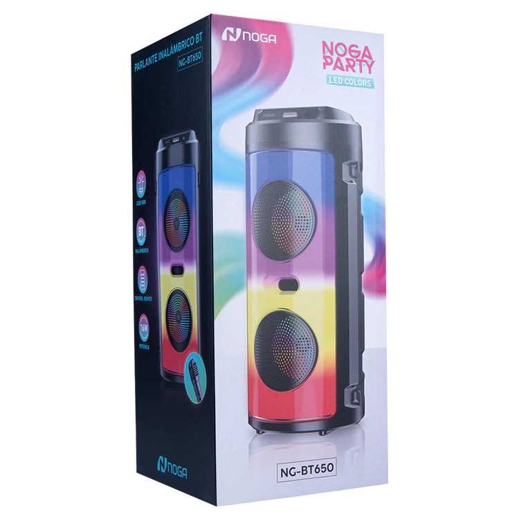 PARLANTE BLUETOOTH NOGANET NG-BT650 16W RGB