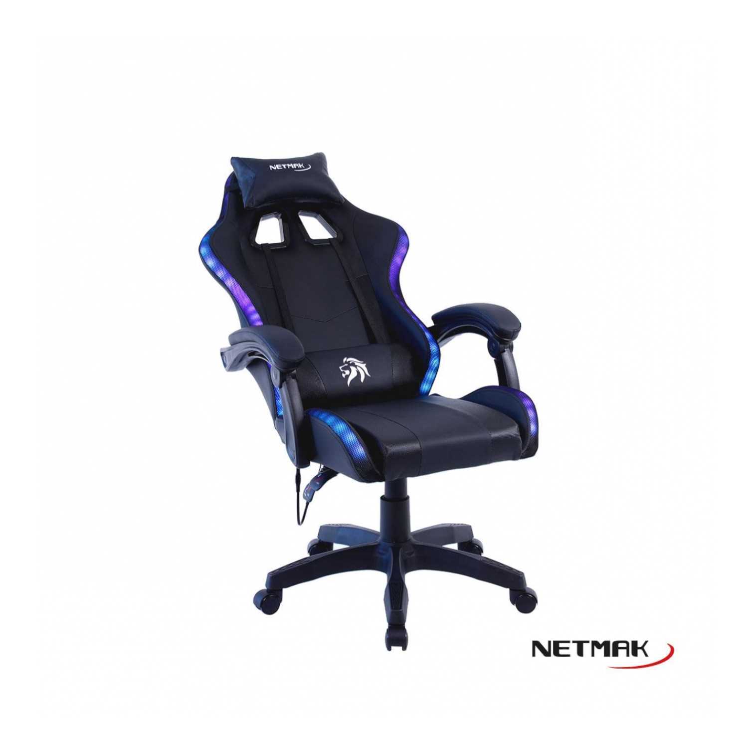 SILLA GAMER NETMAK NM-BEAST RGB