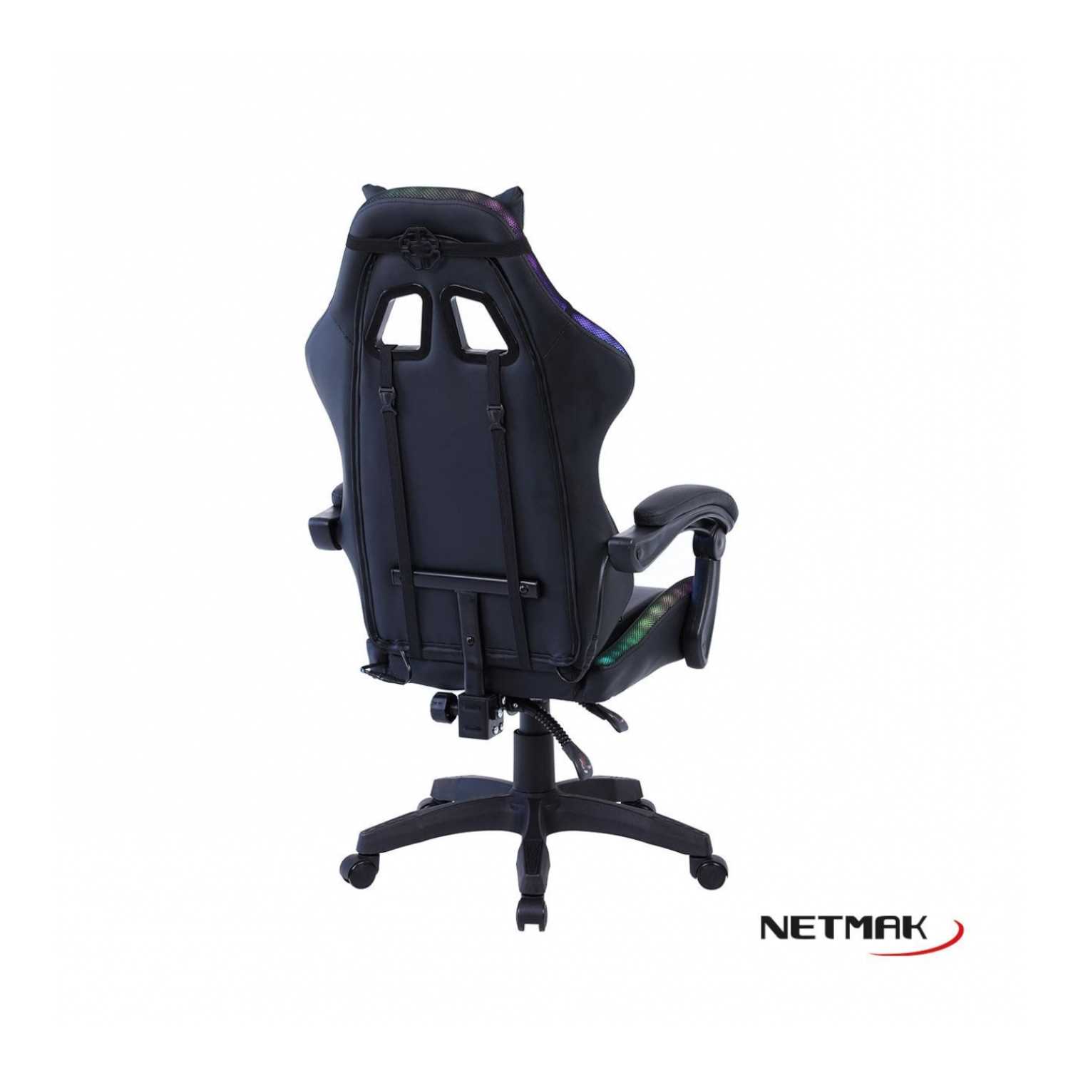 SILLA GAMER NETMAK NM-BEAST RGB