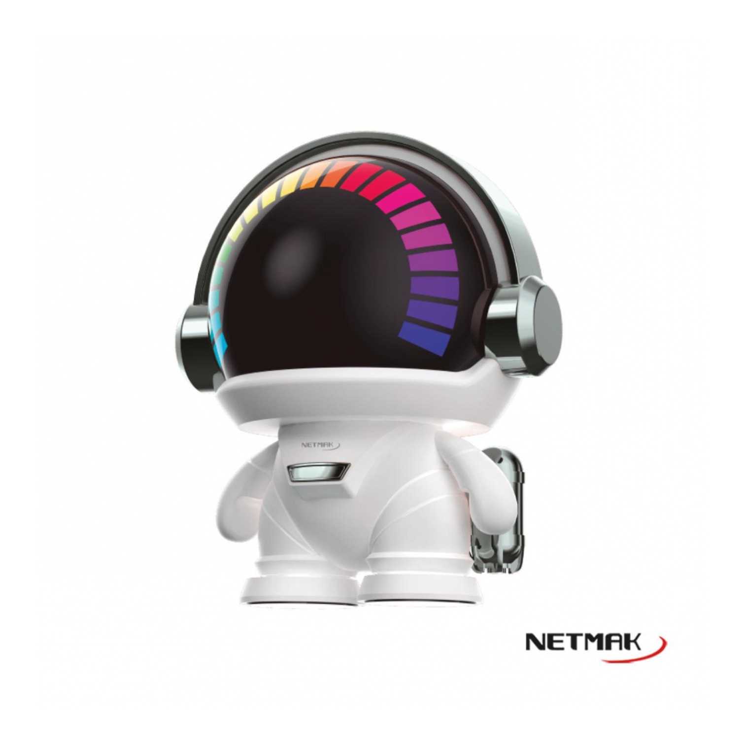 PARLANTE LED ASTRONAUTA NETMAK NM-ALPHA