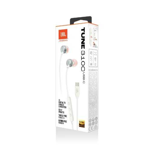 AURICULAR JBL IN-EAR T310C TIPO C BLANCO