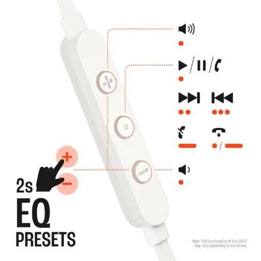 AURICULAR JBL IN-EAR T310C TIPO C BLANCO