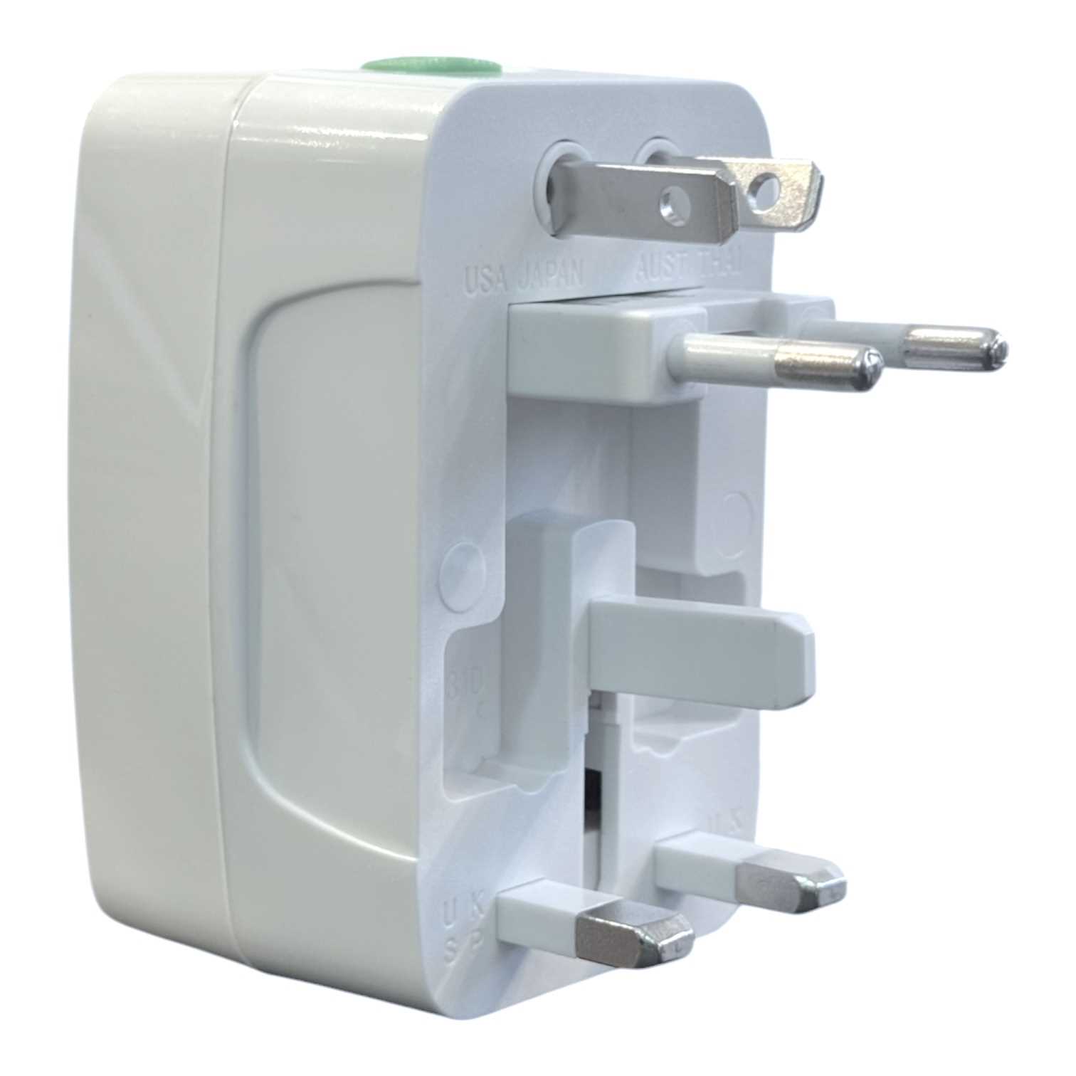 ADAPTADOR VIAJERO ALIMENTACION ALL IN ONE 250V 13A C/USB