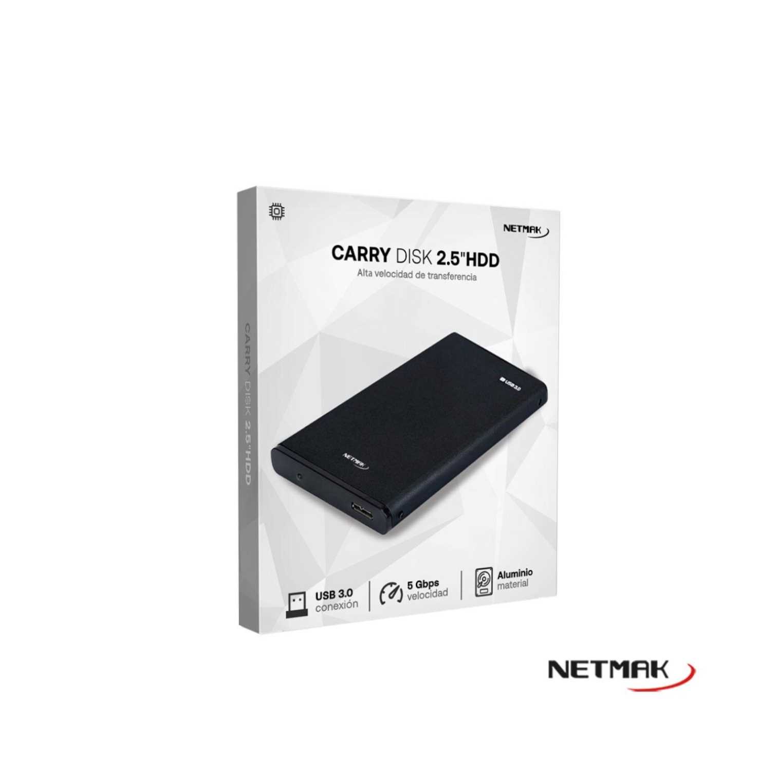 CARRY DISK USB 3.0 NETMAK 2.5  NM-CASE-AL SATA