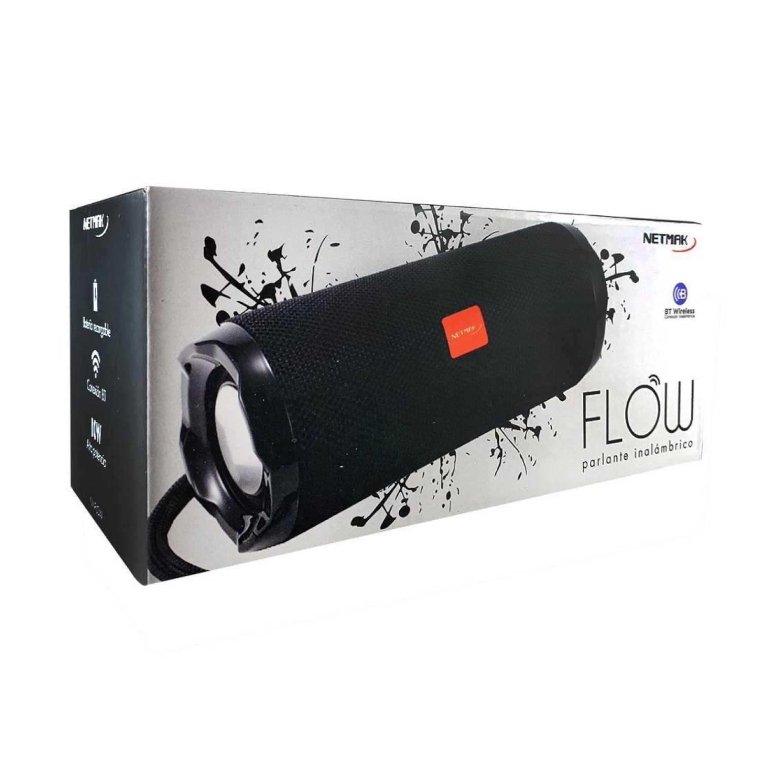 PARLANTE NETMAK BLUETOOTH 10W FLOW NM-FLOW