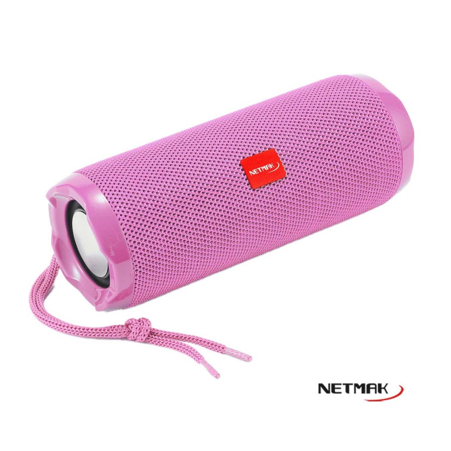 PARLANTE NETMAK BLUETOOTH 10W FLOW NM-FLOW ROSA