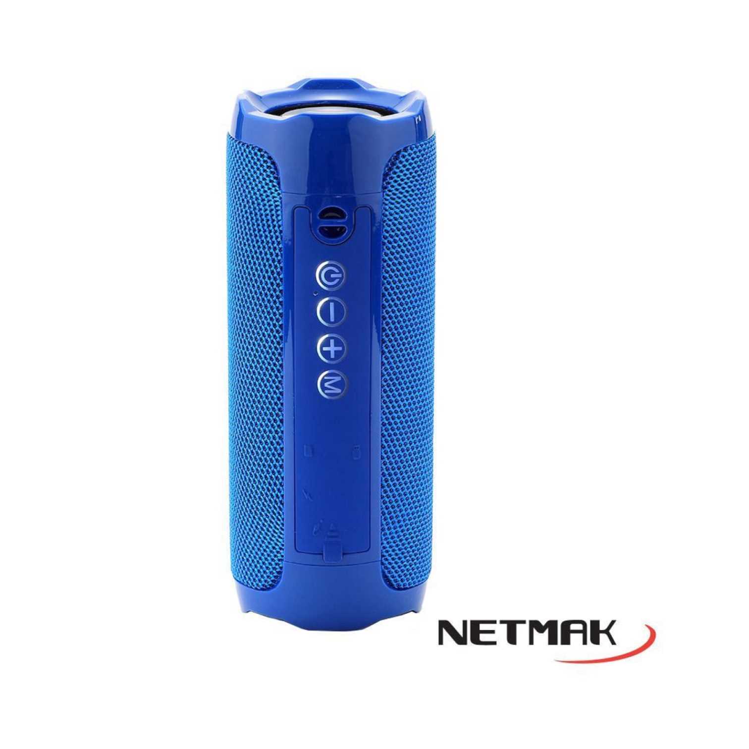 PARLANTE NETMAK BLUETOOTH 10W FLOW NM-FLOW AZUL
