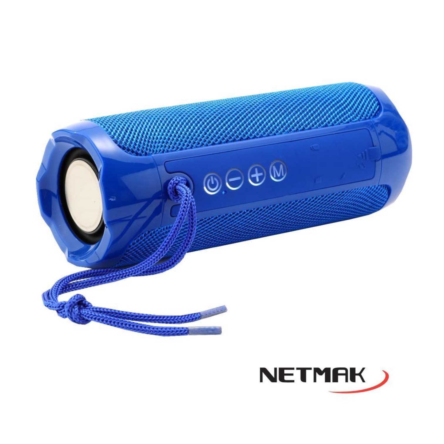 PARLANTE NETMAK BLUETOOTH 10W FLOW NM-FLOW AZUL