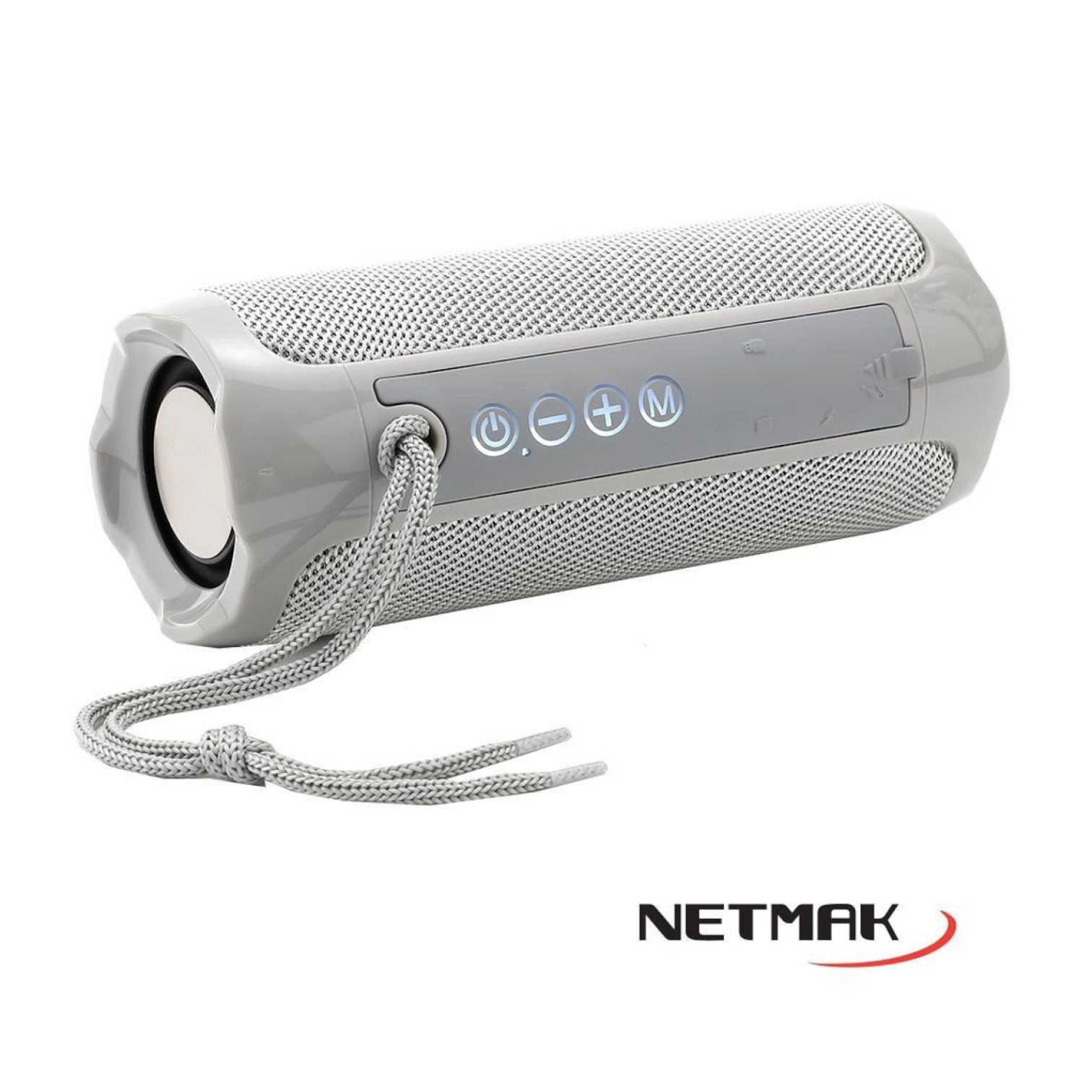 PARLANTE NETMAK BLUETOOTH 10W FLOW NM-FLOW BLANCO