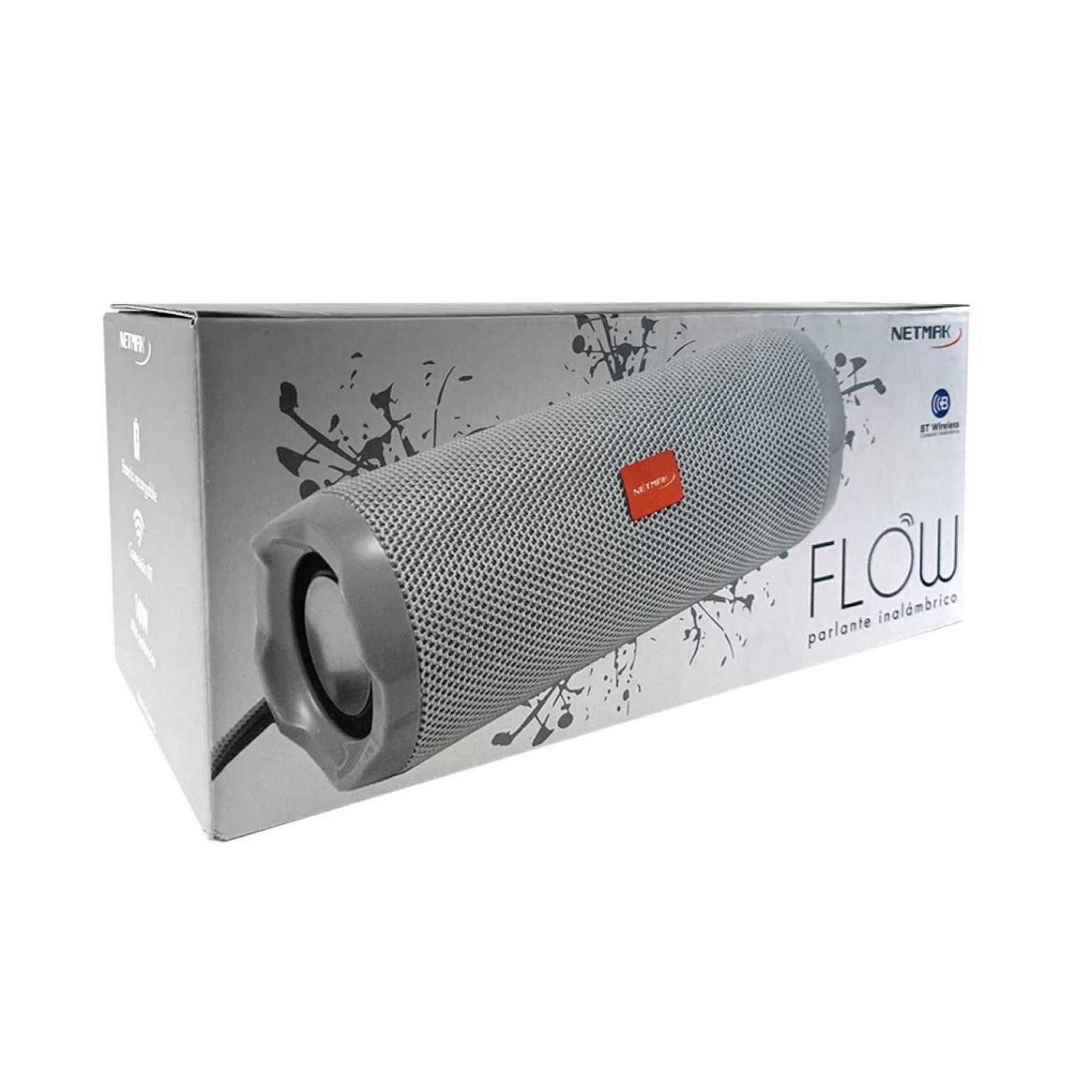 PARLANTE NETMAK BLUETOOTH 10W FLOW NM-FLOW BLANCO