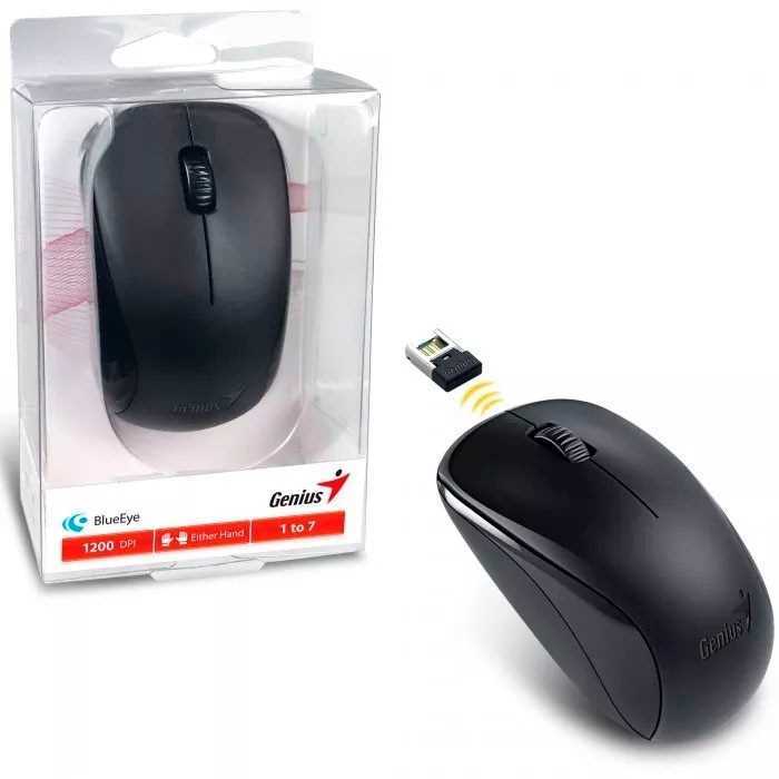 MOUSE GENIUS INALAMBRICO NX-7000 G5 NEGRO