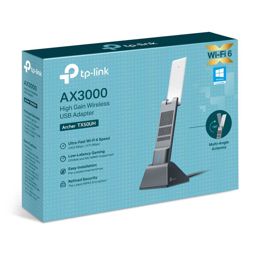 PLACA DE RED WIFI 6 DUAL BAND TP-LINK ARCHER TX50UH AX3000