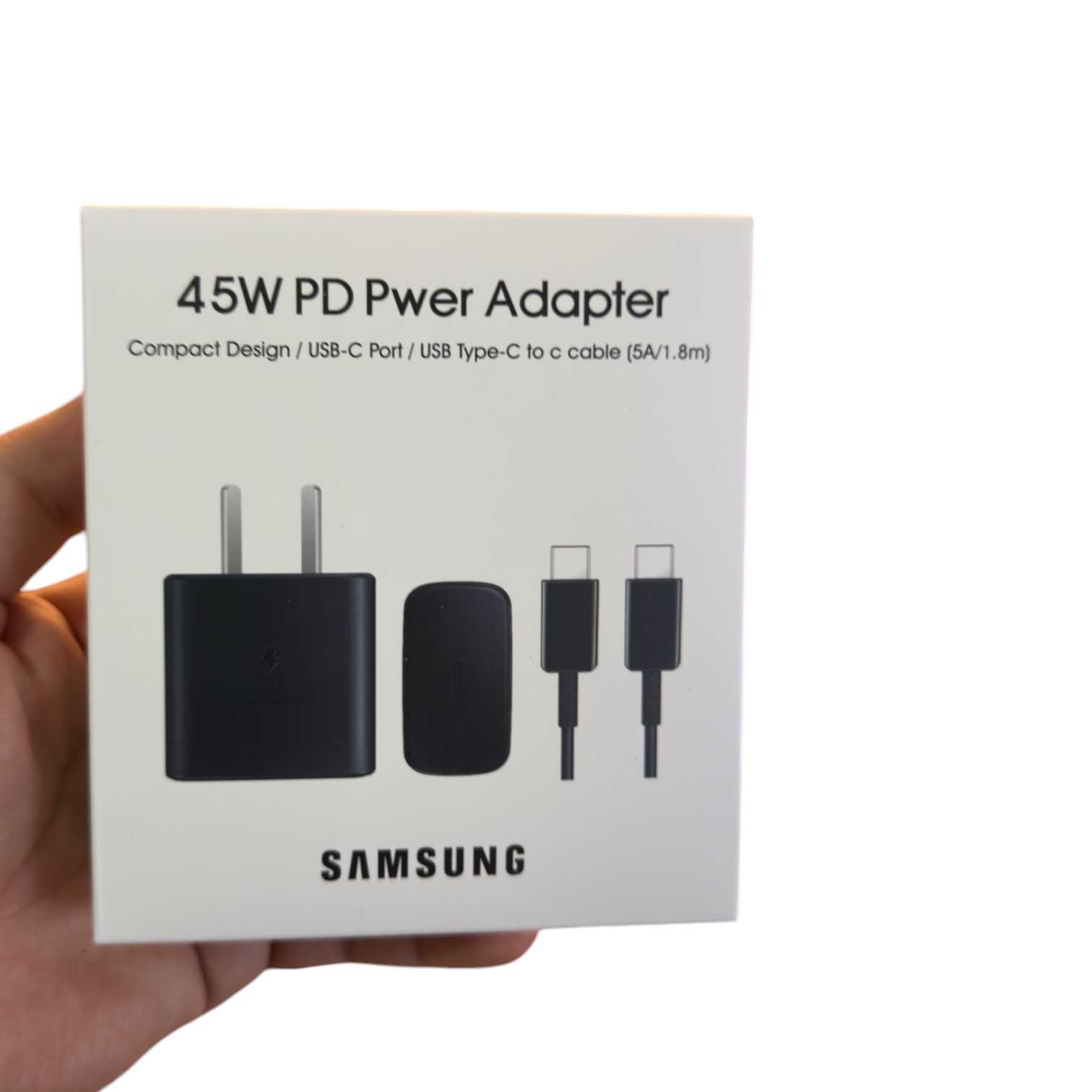 CARGADOR 220V TIPO C SAMSUNG 45W + CABLE REPLICA