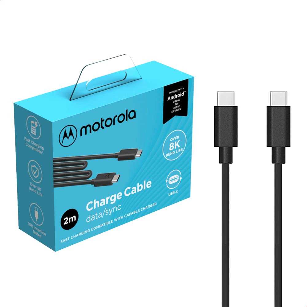 CABLE TIPO C A TIPO C MOTOROLA 1M 5A REPLICA