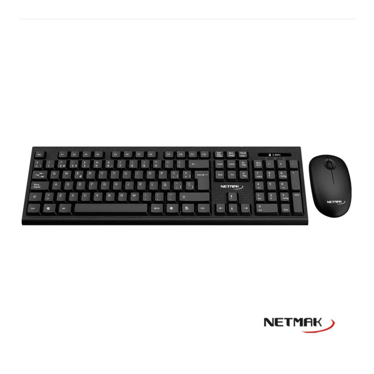 Teclado + Mouse Inalambrico Netmak (NM-KB760)