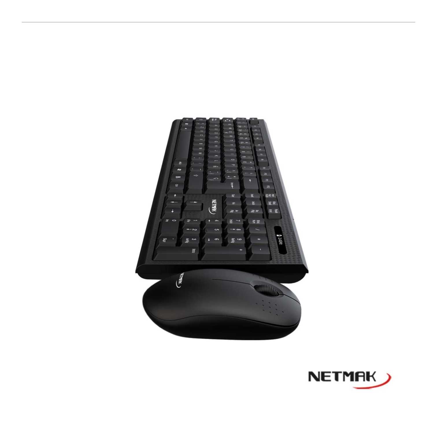 TECLADO Y MOUSE NETMAK INALAMBRICO KB760