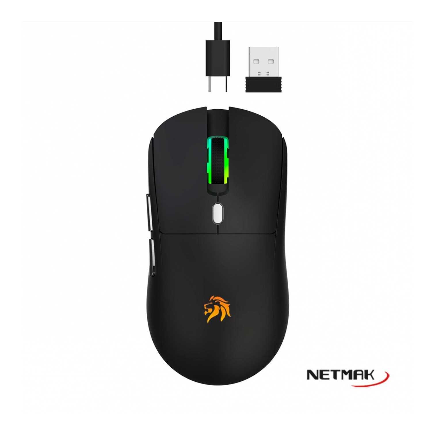 MOUSE NETMAK INALMABRICO NM-WONDER RECARGABLE