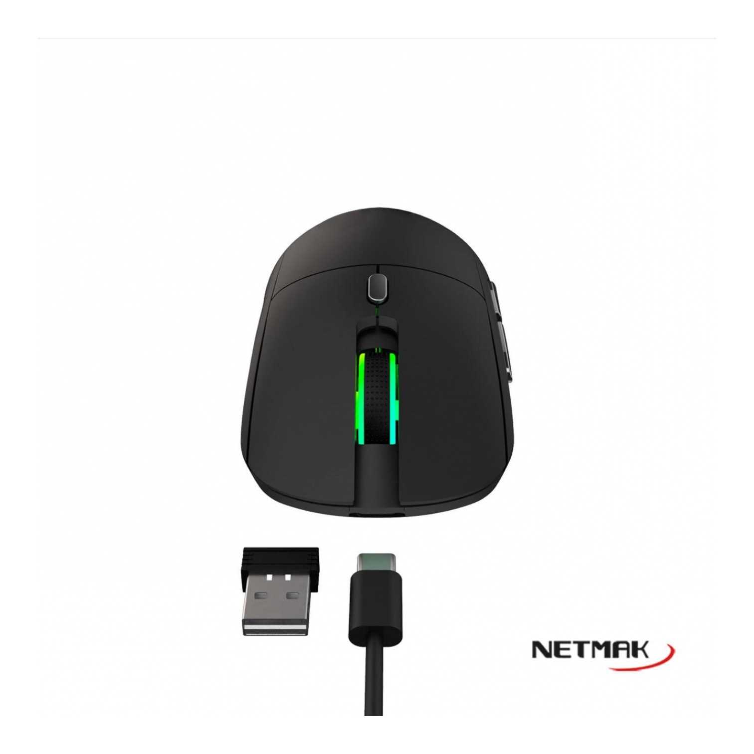 MOUSE NETMAK INALMABRICO NM-WONDER RECARGABLE