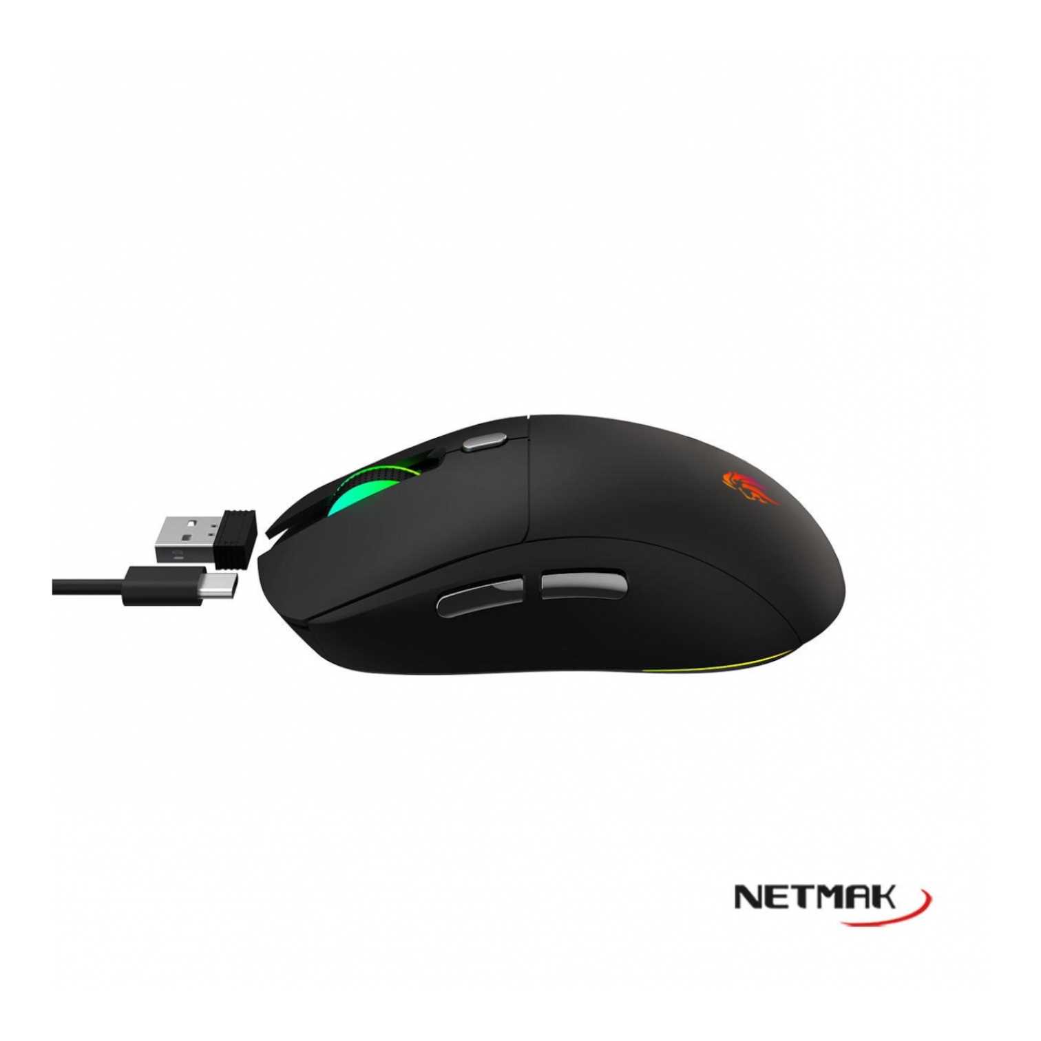 MOUSE NETMAK INALMABRICO NM-WONDER RECARGABLE