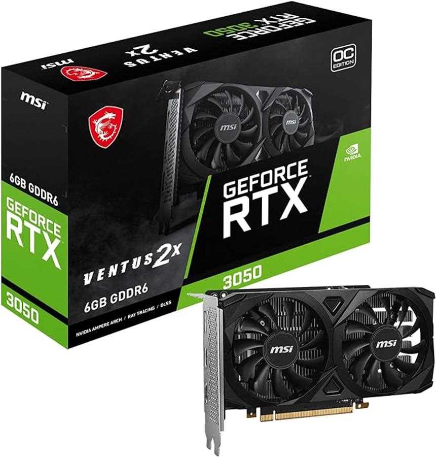 PLACA DE VIDEO RTX 3050  VENTUS 2X 6GB OC MSI