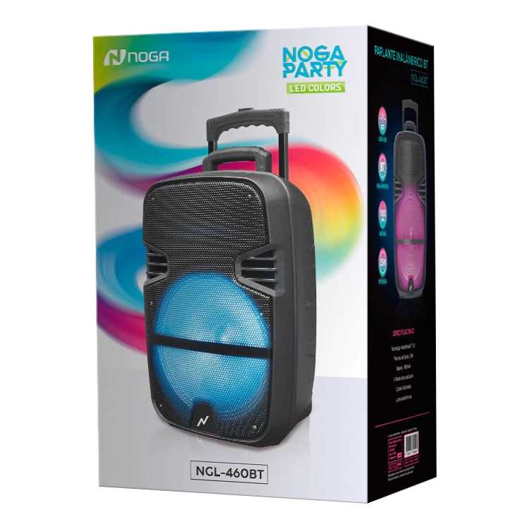 PARLANTE BLUETOOTH NOGANET NG-460BT 250W 15