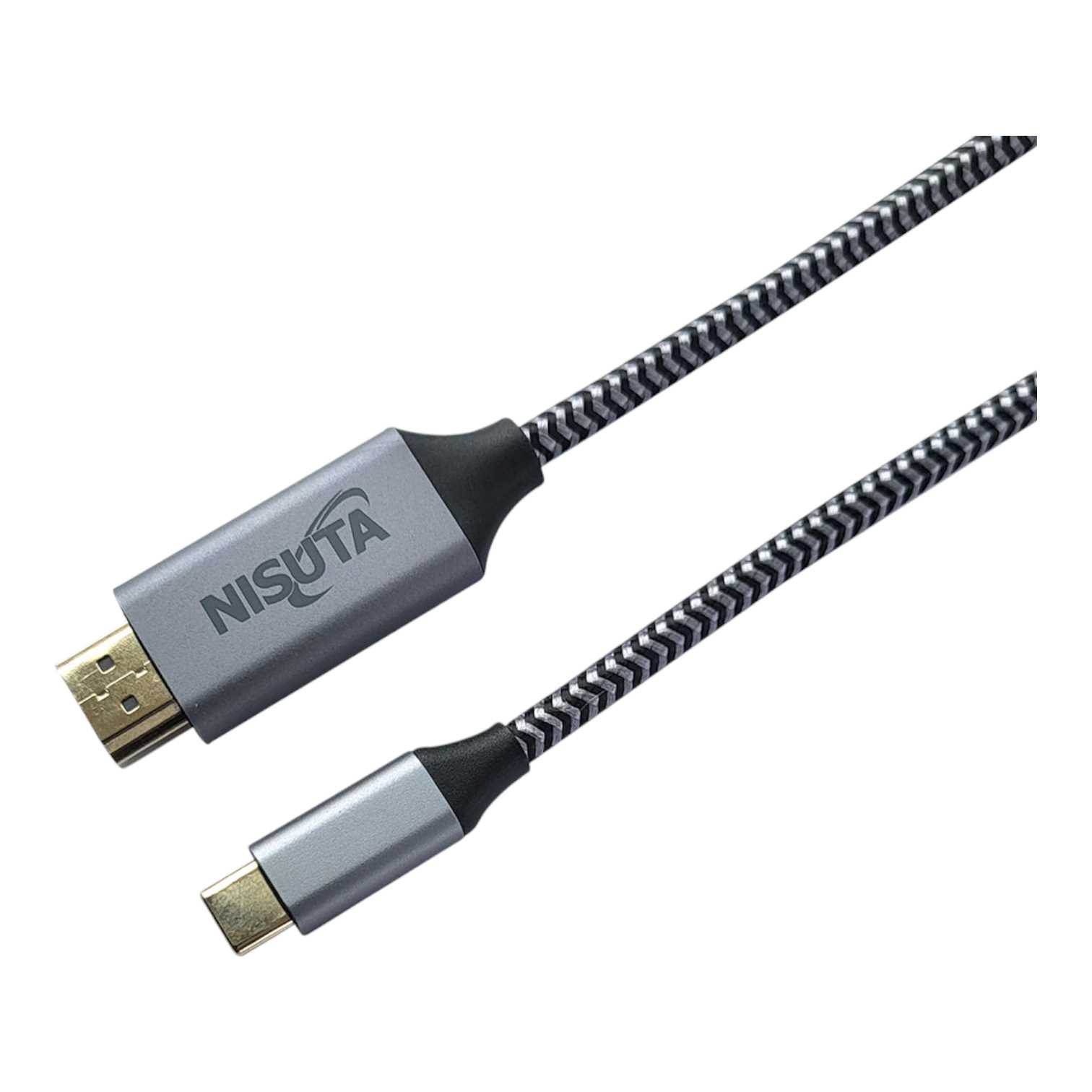 CABLE USB C 3.1 A HDMI NISUTA 4K 1.8MTS NSCAUSCHD2
