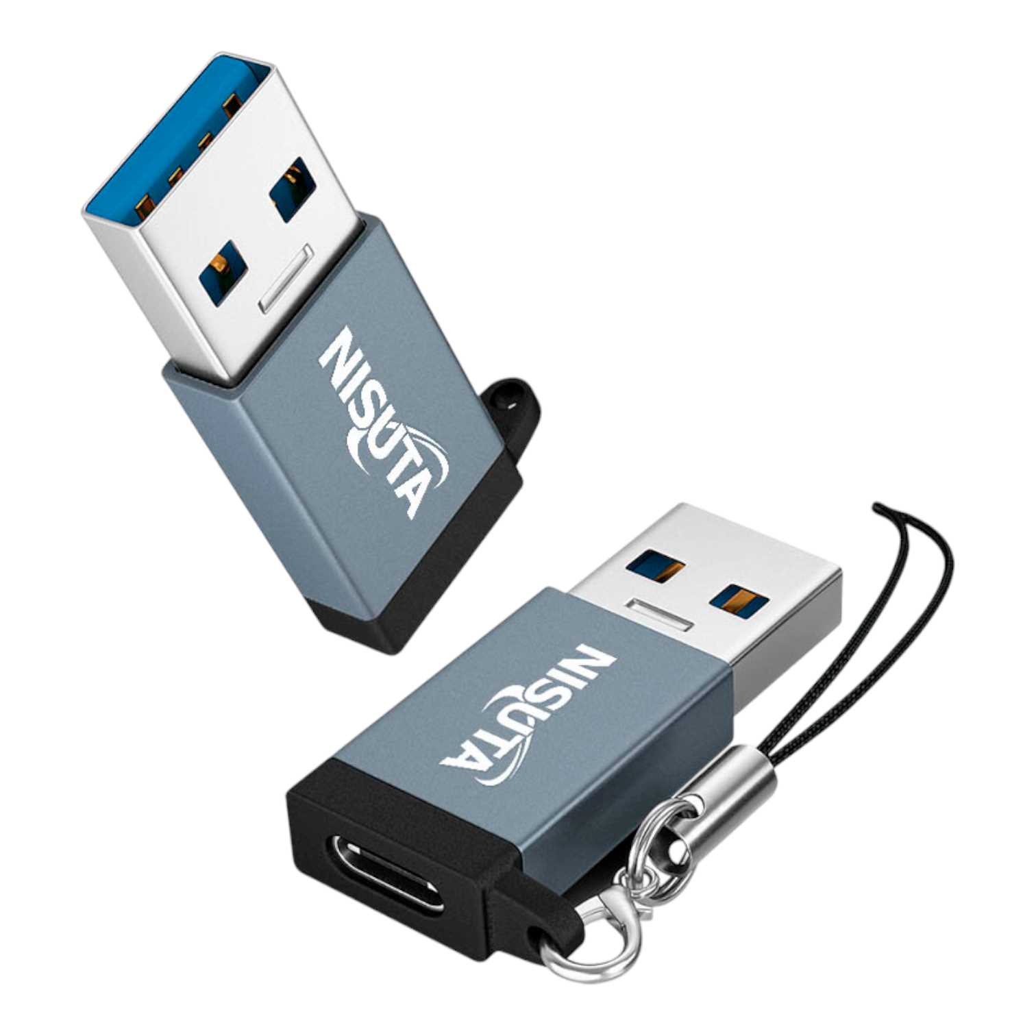 ADAPTADOR TIPO C HEMBRA A USB A MACHO 3.0 NISUTA NSADU31UC
