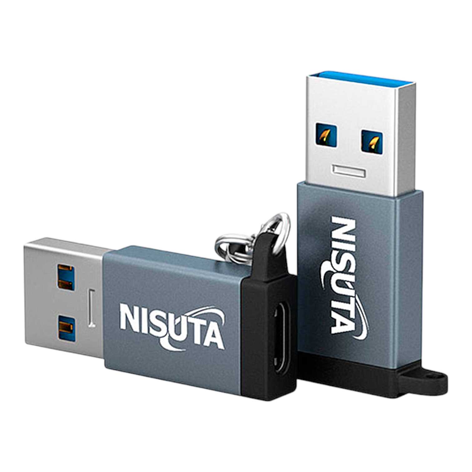 ADAPTADOR TIPO C HEMBRA A USB A MACHO 3.0 NISUTA NSADU31UC