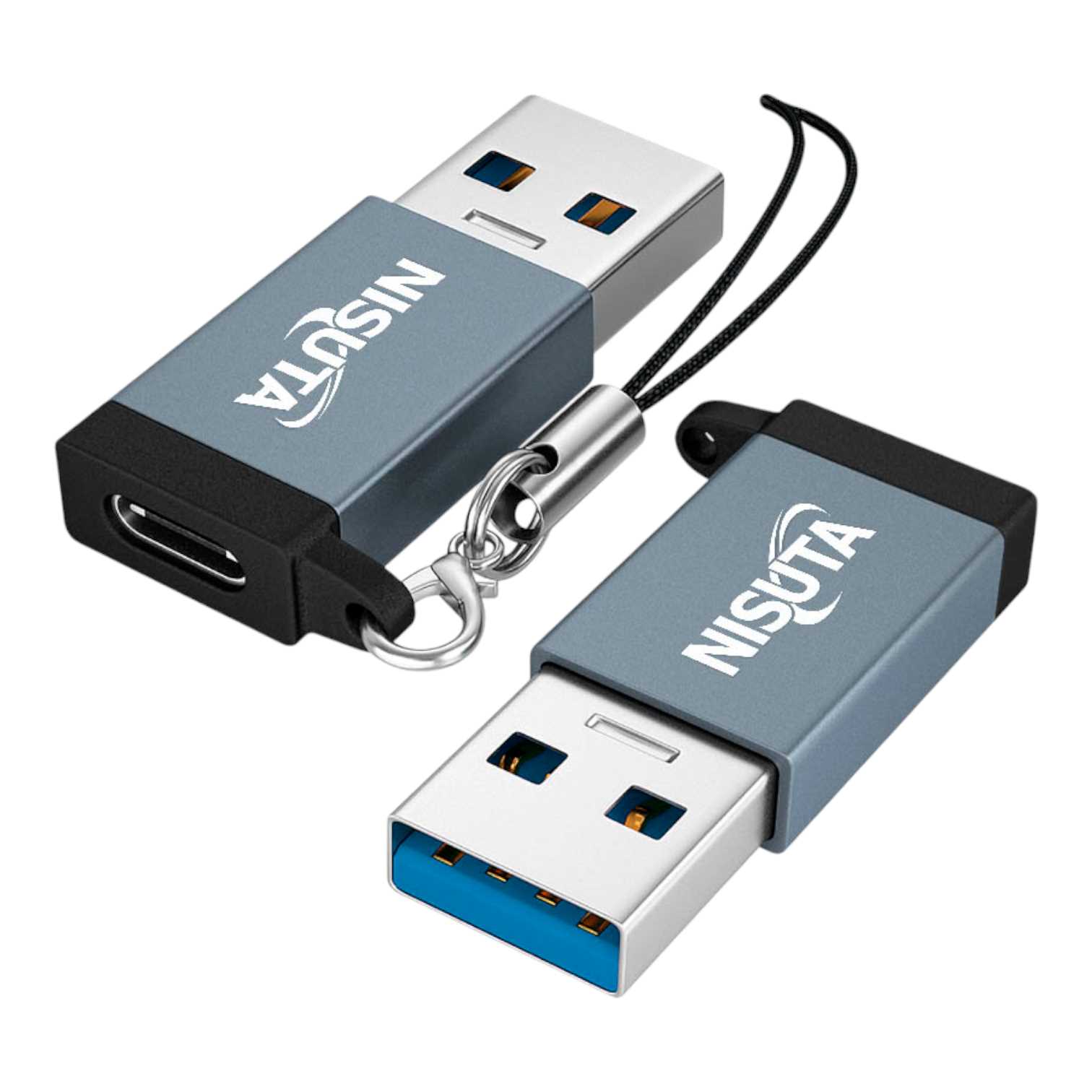 ADAPTADOR TIPO C HEMBRA A USB A MACHO 3.0 NISUTA NSADU31UC