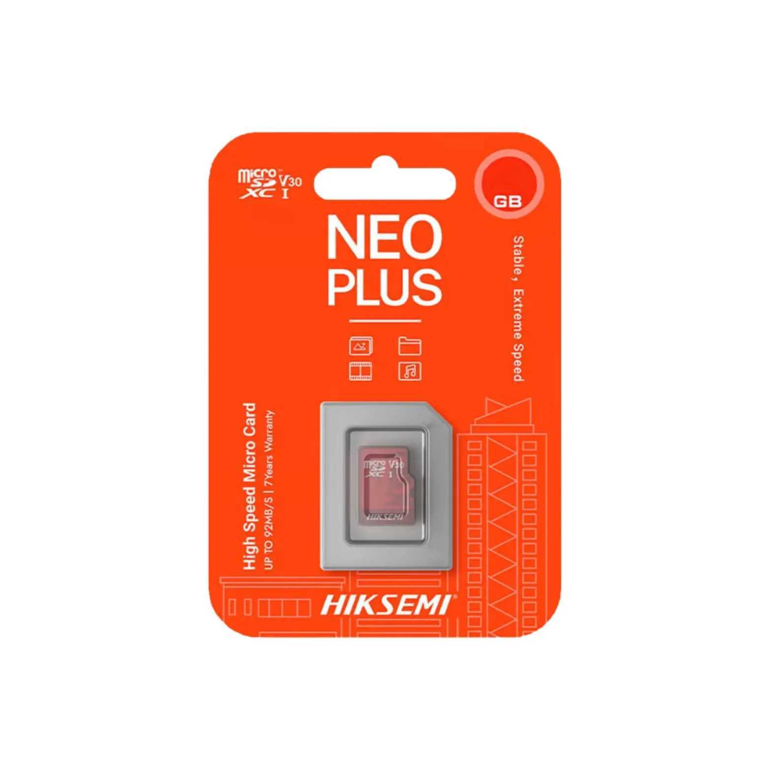 MEMORIA MICRO SD 512GB HIKSEMI NEO PLUS P/CAMARAS