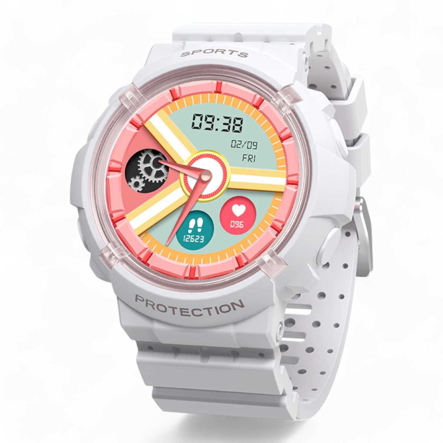 RELOJ SMARTWATCH NOGANET NG-SW21 BLANCO