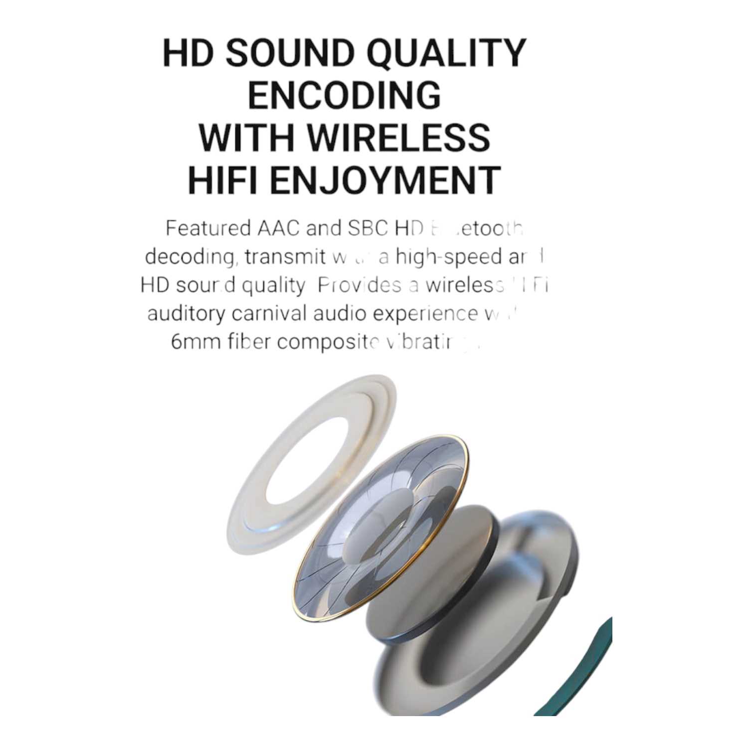 AURICULAR BT FENDA EARBUDS E1 BLACK