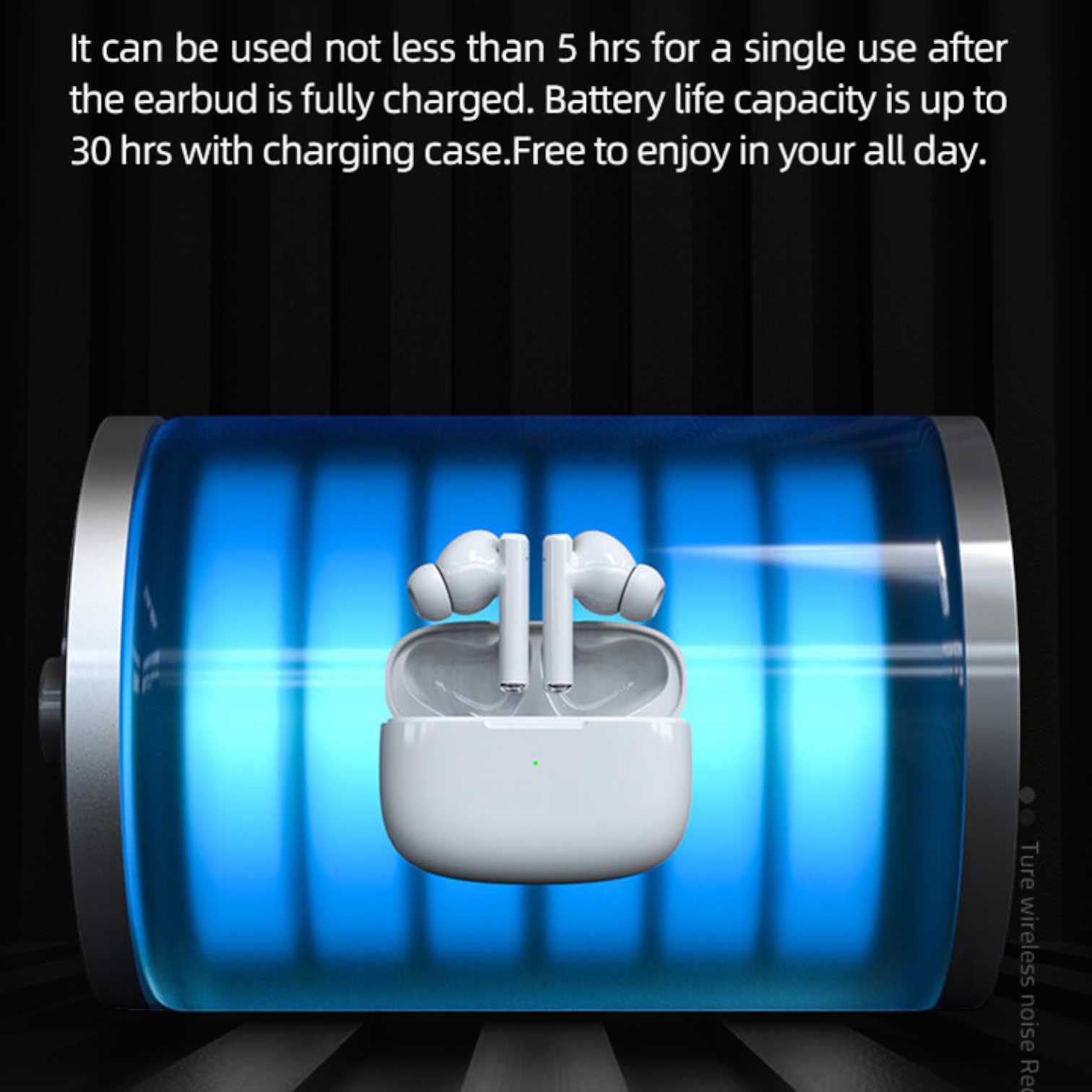 AURICULAR BT FENDA EARBUDS E3 WHITE