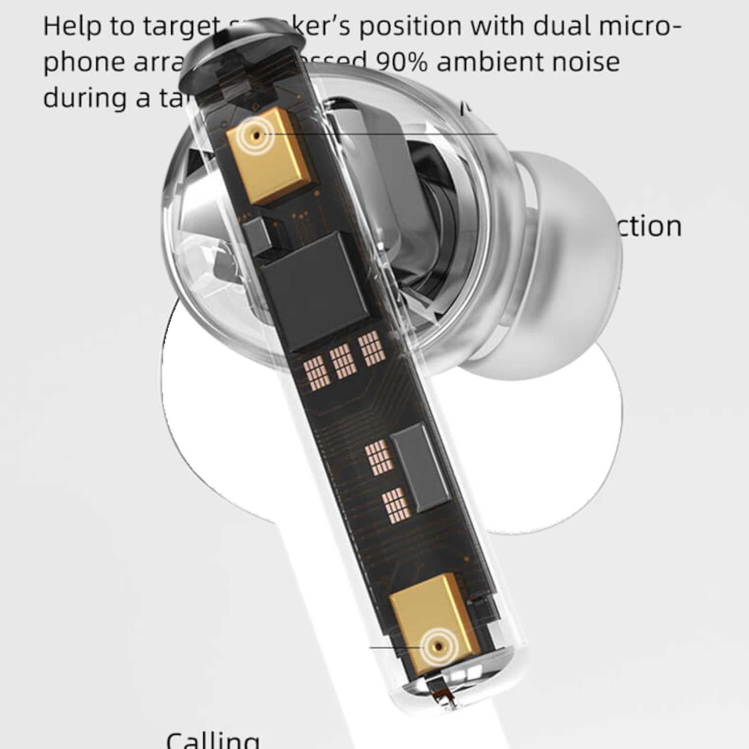 AURICULAR BT FENDA EARBUDS E3 WHITE