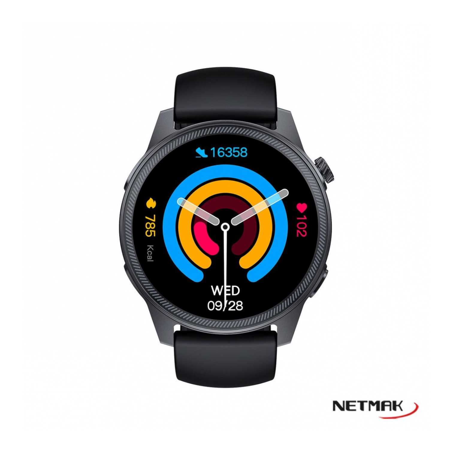 RELOJ SMARTWATCH NETMAK NM-ENERGY NEGRO