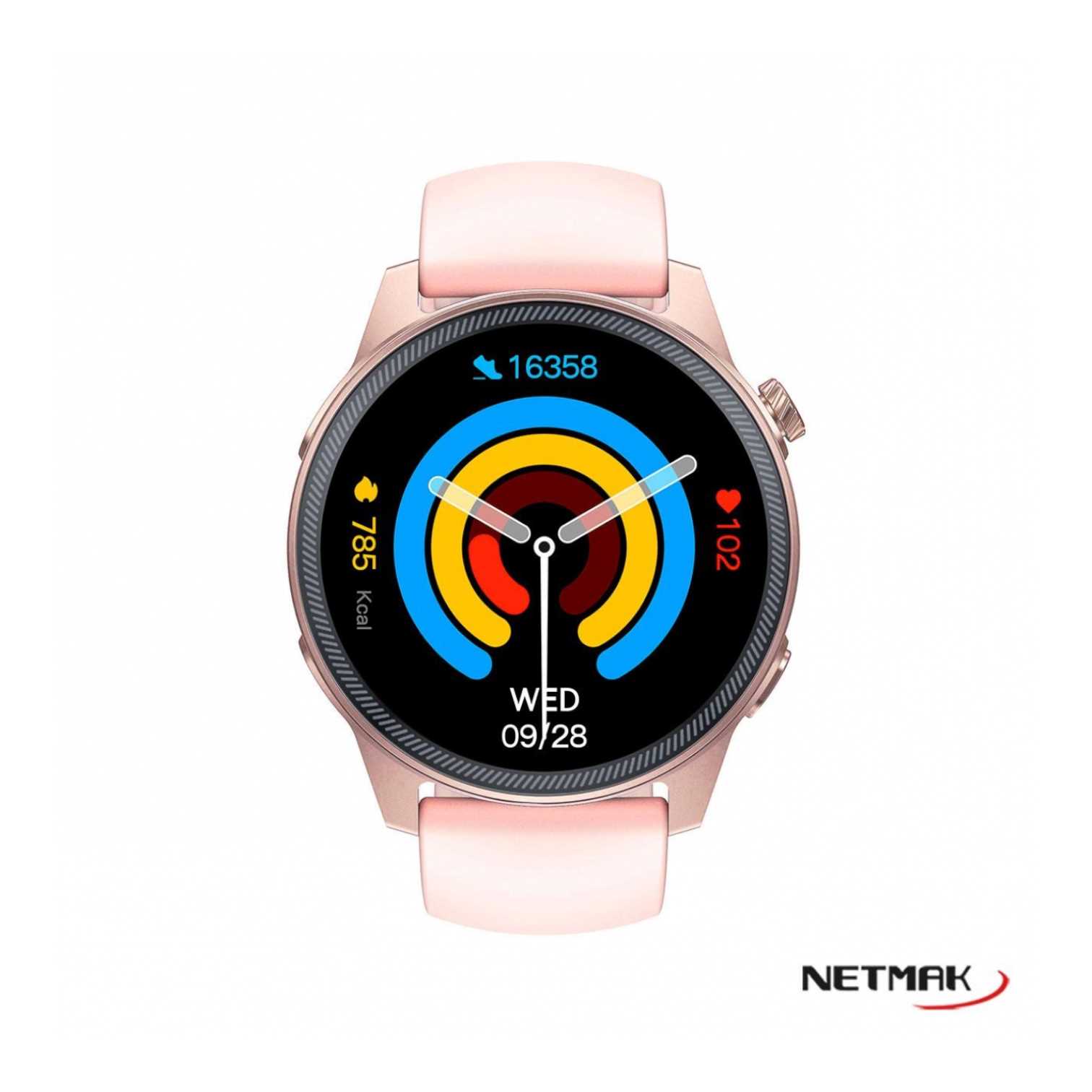 RELOJ SMARTWATCH NETMAK NM-ENERGY ROSA