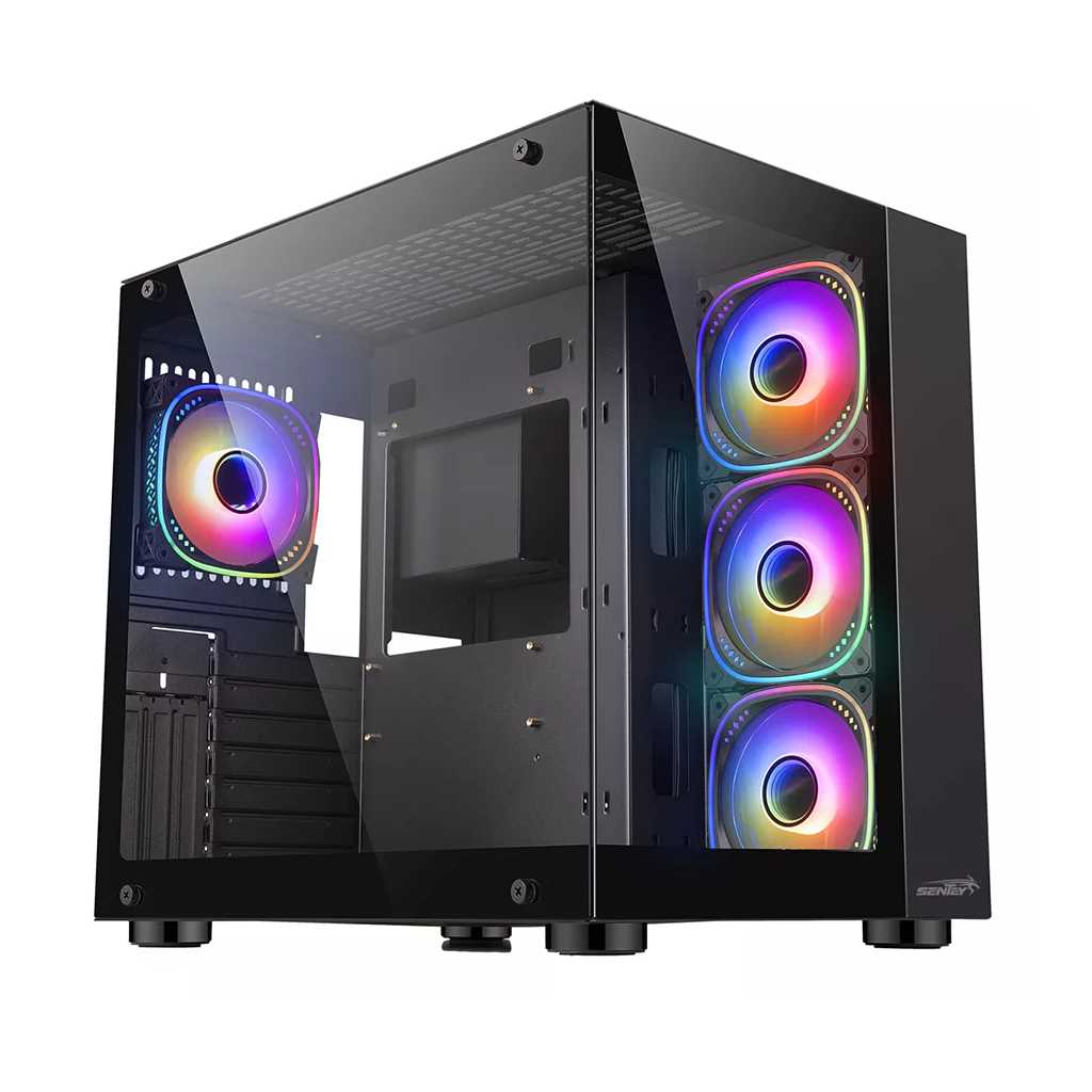 GABINETE SENTEY A30 GS-8100 4 FAN ARGB BLACK