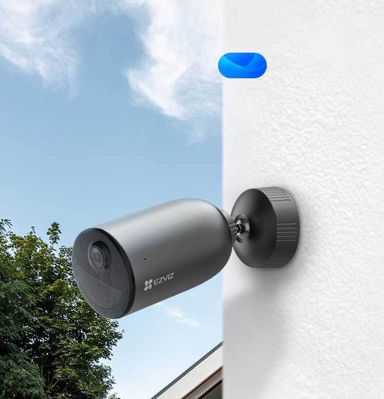 CAMARA IP WIFI EZVIZ  2K EXTERIOR RECARGABLE CS-EB3-R200-1K3WFL
