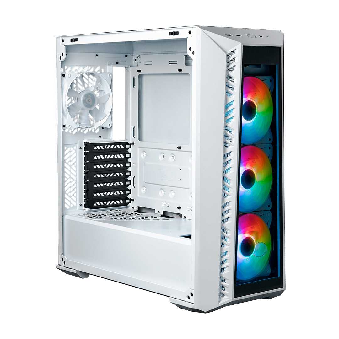 GABINETE COOLERMASTER MASTERBOX 520 MID-TOWER WHITE